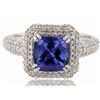 Image 1 : 2.26CT TANZANITE & 1.01CTW DIAMOND 14K GOLD RING