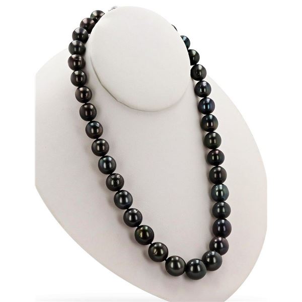 11MM TO 14MM TAHITIAN PEARL 14K GOLD NECKLACE