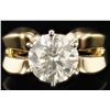 Image 1 : 3.02CT SI3 CENTER DIAMOND 14K GOLD LADIES RING