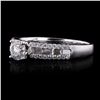 Image 2 : 0.53CT SI2 CENTER DIAMOND 18K WHITE GOLD RING
