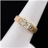 Image 3 : 1.00CT YELLOW CENTER DIAMOND 18K GOLD RING 1.29CTW