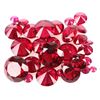 Image 1 : 18.80CTW ROUND RED RUBIES LOOSE GEMSTONES