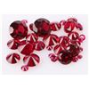 Image 4 : 18.80CTW ROUND RED RUBIES LOOSE GEMSTONES