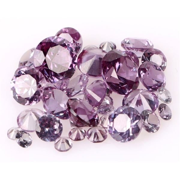 21.65CTW ROUND BI-COLOR SAPPHIRE LOOSE GEMSTONES