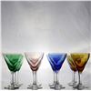 Image 1 : Barware coloured glasses