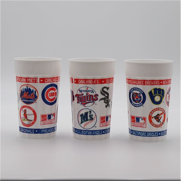 Baseball team stadium mugs