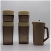 Image 2 : Lot of vintage tupperware and storage canisters
