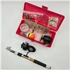 Image 1 : Fishing rod and tackle box