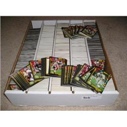 Large box of football cards