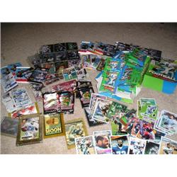 Football cards, Warren Moon, Emmitt Smith