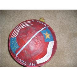 Texas painted canteen