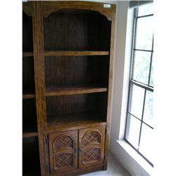 Bookcase w/lower storage