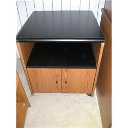 Printer table w/storage