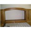 Image 1 : King size bed w/arch lighted top & side cabinets