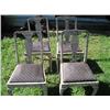 Image 1 : 4 padded chairs