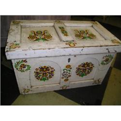 German painted trunk