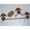 Image 1 : Cast iron towel bar, hanger and soap dish