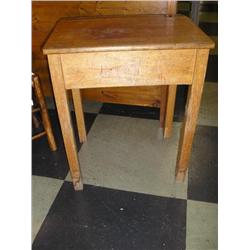 Small child's school desk