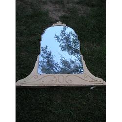 Mirror w/wood trim