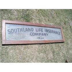 Southland Life Insurance Co. sign