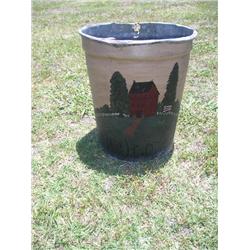 Metal sap bucket