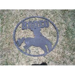 Metal "Rodeo" cut out