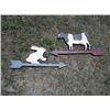 Image 1 : 2 wood weathervane pieces