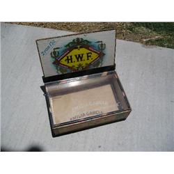 H.W.F. cigar display box