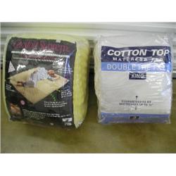 King size mattress foam and pad
