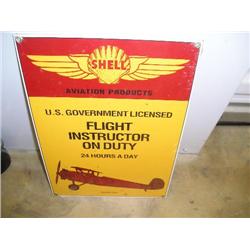 Matel Shell Aviation sign