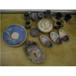Collection of pottery