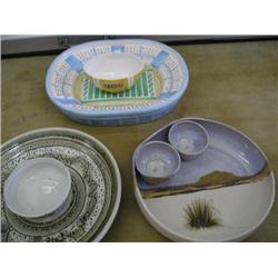 Chip & Dip pottery bowls