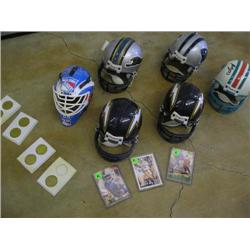 Miniture football helmets