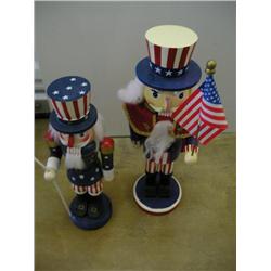 USA red, white & blue nutcrackers