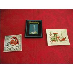 Vintage Christmas Ashtrays