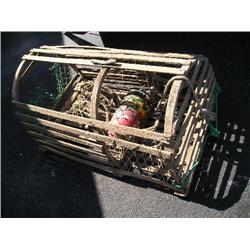 Wood lobster trap from Maine