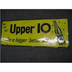Upper 10 metal sign