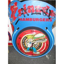 Princess Hamburger Neon Sign