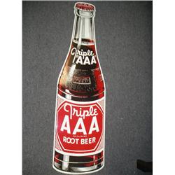 Triple AAA root beer sign