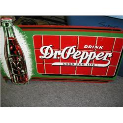 Enamel Dr. Pepper sign