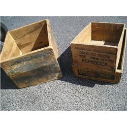 Wood crates