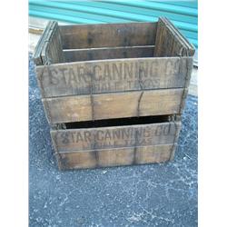 Star Canning Co. wood crates
