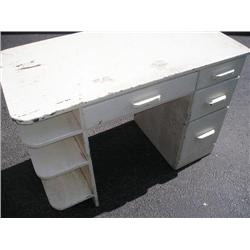 Small white desk