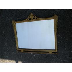 Orante gold framed mirror