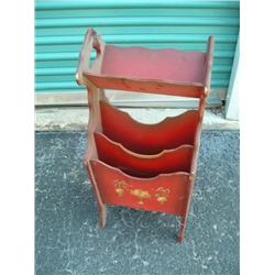 Tall magazine rack