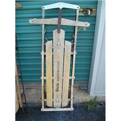 American Flyer sled