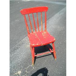 Small red chair