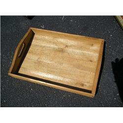 wooden tray