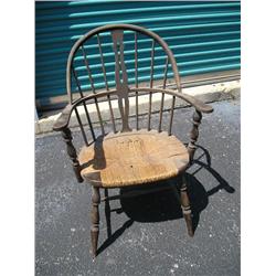 Windsor chair w/rush seat
