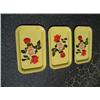Image 1 : 3 rose painted metal trays